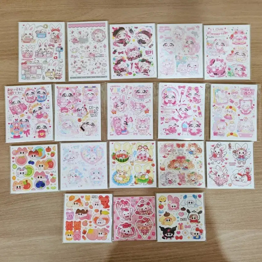 [BUNJANG] Stationery Pack Bundle Set / 덤 없음 X 포용 랜박 18세트 일괄