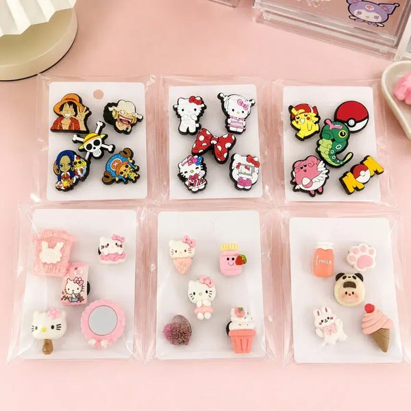 [BUNJANG] Character Shoe Charms (Jibbitz) - Pack / 지비츠 한팩당