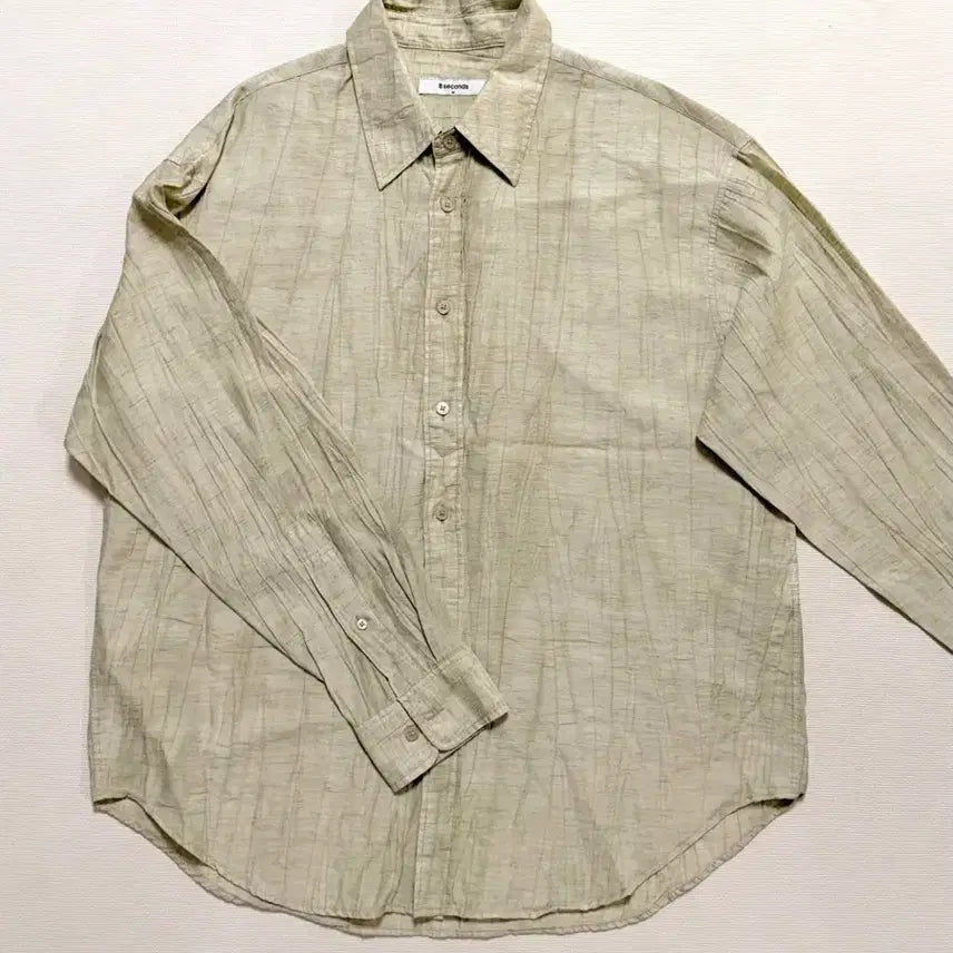 [BUNJANG] 8 Seconds Linen Blend Shirt Beige / 에잇세컨즈 리넨 블렌디드 셔츠 베이지