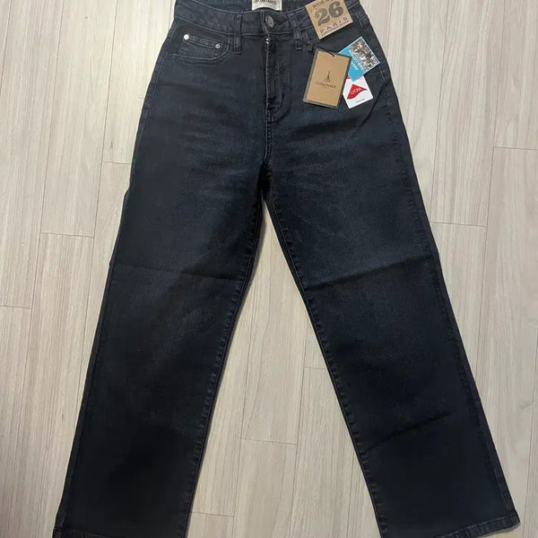 [BUNJANG] Musinsa Black Denim Wide Jeans Size 26 / 무신사 흑청 와이드 청바지