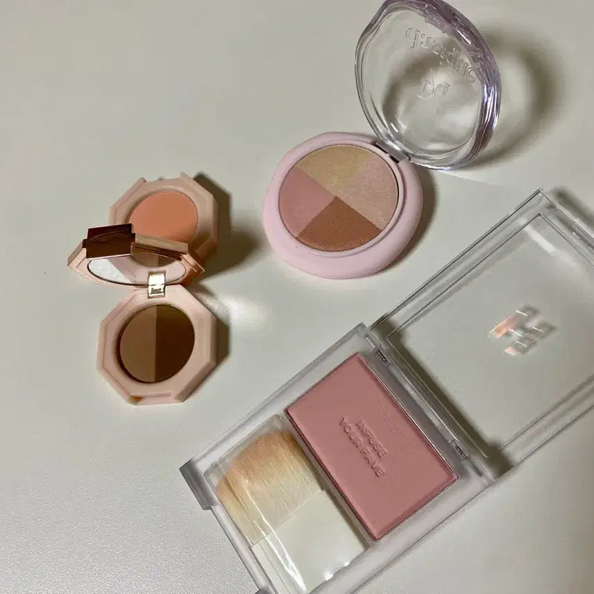 [BUNJANG] Dear Dahlia Sweet Dream + Dasique Cotton Kiss + Holika Holika Shimmering Blush Bundle Set / 디어달리아스윗드림+데이지크 코튼키스+홀리카홀리카 시문