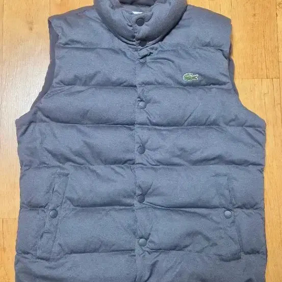 [BUNJANG] Lacoste Functional Padded Vest - Grey, Size 95 / (백화점판/새상품급) 라코스테 빵빵한 기능성 패딩 조끼, 95, 그레이색