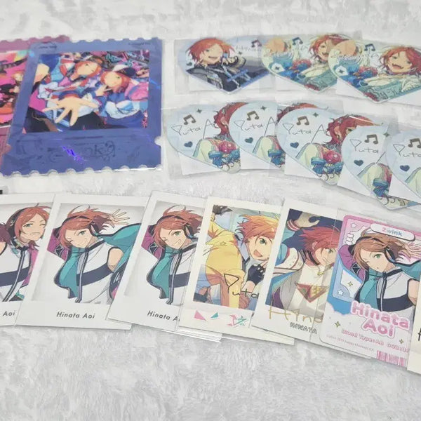 [BUNJANG] Ensemble Stars Twinkle Paper Goods Bundle Set Hinata Yuta / (미개봉) 앙스타 트윙크 지류 굿즈 일괄 히나타 유우타
