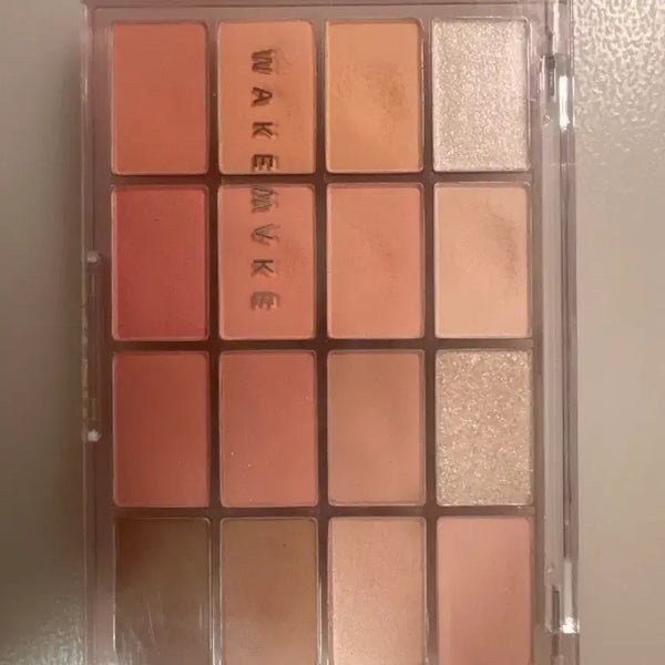[BUNJANG] WAKEMAKE Soft Blurring Eye Palette 08 Candy Coral Blurring / 웨이크메이크 소프트 블러링 아이팔레트 08번 캔디 코랄 블러링