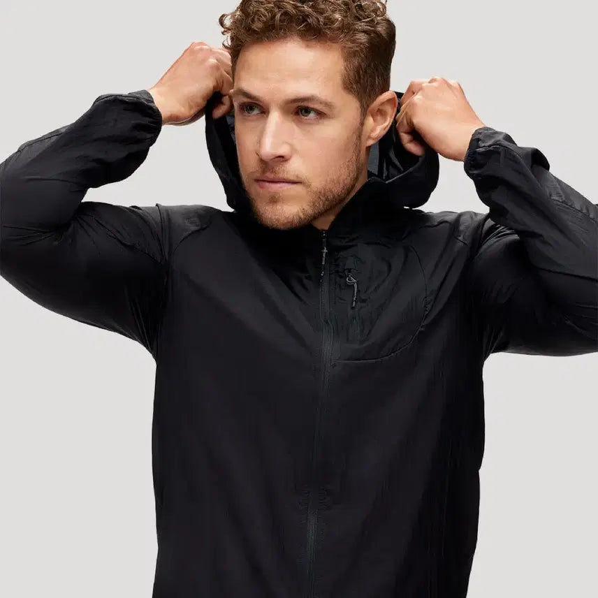 [BUNJANG] Hoka Skyflow Jacket Black / hoka skyflow jacket