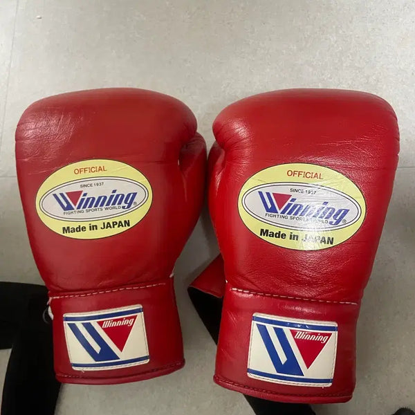 [BUNJANG] Winning 8oz Official Lace Red Boxing Gloves / 위닝 8온스 오피셜 레이스 레드 팝니다
