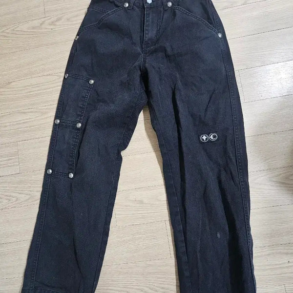 [BUNJANG] THUG CLUB Black Cargo Pants / 떠그 클럽 블랙 카고 팬츠