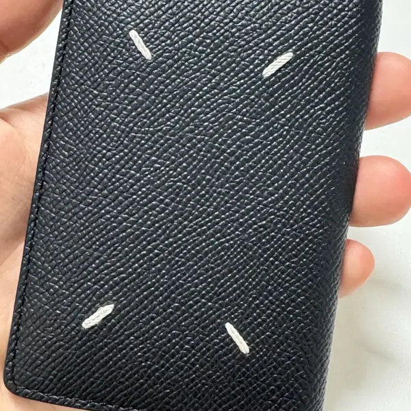 [BUNJANG] Maison Margiela Leather Bifold Card Holder Black / 메종 마르지엘라 레더 바이폴드 카드 홀더 블랙 카드지갑 팝니다
