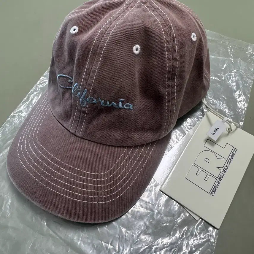 [BUNJANG] ERL California Cotton Cap Brown / [os] 새상품, ERL 캘리포니아 코튼볼캡 브라운