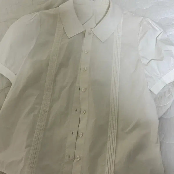 [BUNJANG] Depound Pintuck Blouse / 드파운드 핀턱 블라우스