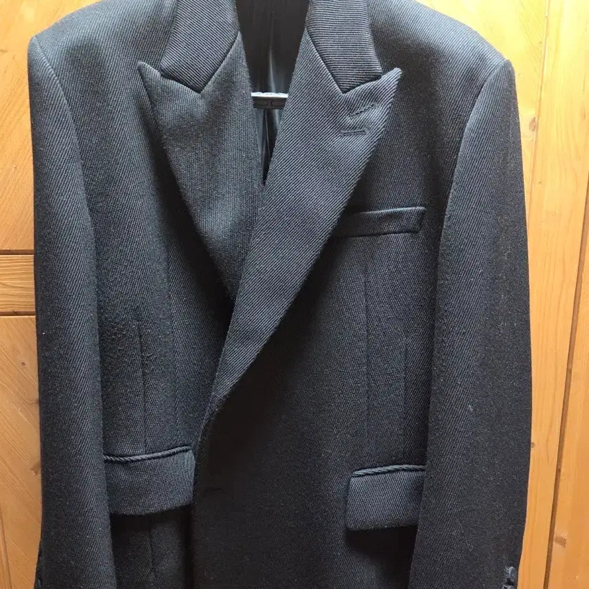 [BUNJANG] STU Diagonal Double Blazer / stu 다이애그널 더블 블레이저