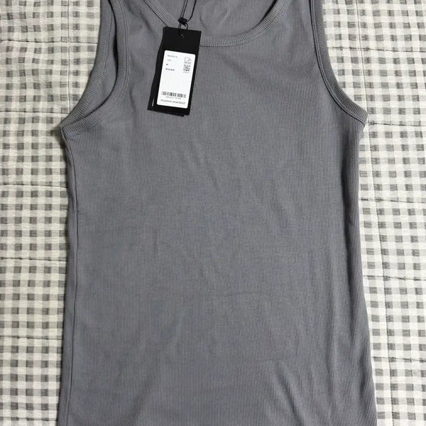 [BUNJANG] Musinsa Standard Essential Tank Top (Gray, M) / (M) 무신사스탠다드 에센셜 탱크 탑 그레이