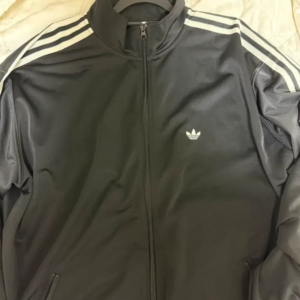 [BUNJANG] Adidas BB Track Top Jersey L Black Cream White / 아디다스 BB 트랙탑 져지 L 블랙 크림화이트