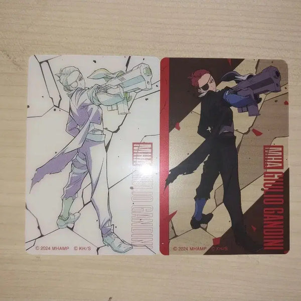 [BUNJANG] Julio Ganndini Clear Card Original Artwork Goods / 나히아 쥴리오 줄리오 간디니 클리어 카드 원화 굿즈 판매