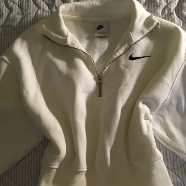 [BUNJANG] Nike Cropped Zip-Up Hoodie / 나이키 크롭 집업
