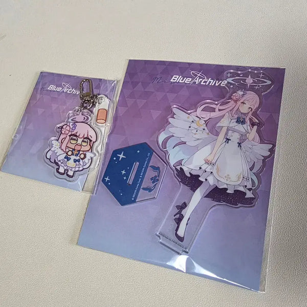 [BUNJANG] Blue Archive Mika Acrylic Stand + Mika SD Keyring / 블루아카이브 미카 아크릴 스탠드 + 미카SD 키링