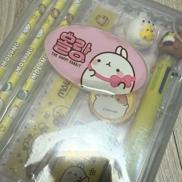 [BUNJANG] Molang School Supplies Set / 몰랑이 학용품 세트