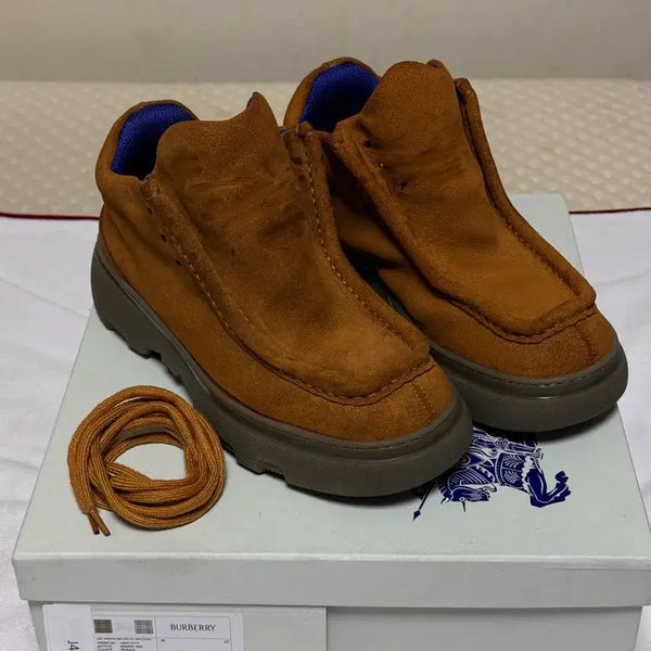 [BUNJANG] Burberry Creeper Mid Lace-Up Shoes Brown Size 40 / 버버리 크리퍼 미드 판매합니다. [브라운/40]