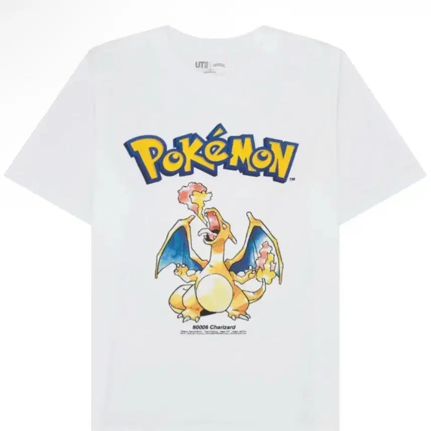 [BUNJANG] Uniqlo Pokemon Charizard Short-Sleeve T-Shirt (M) / 유니클로 포켓몬 리자몽 반팔 M