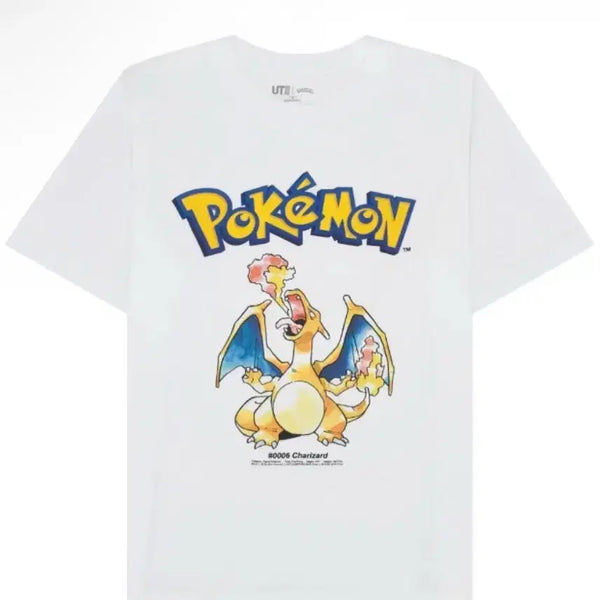 [BUNJANG] Uniqlo Pokemon Charizard Short-Sleeve T-Shirt (M) / 유니클로 포켓몬 리자몽 반팔 M