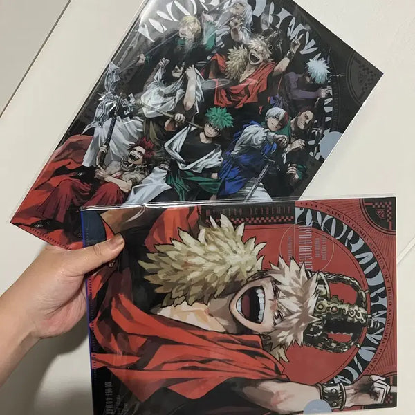 [BUNJANG] My Hero Academia 'Strongest Jump' Gacha Clear File Set - Bakugo / 신십걸 최강점프 가챠 클리어파일 바쿠고 전체 세트