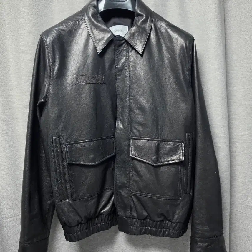 [BUNJANG] HAECHINGROOM A2 Leather Jacket Black Size 3 / 해칭룸 a2 레더 블랙 3사이즈