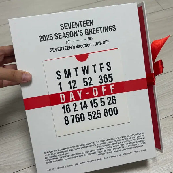 [BUNJANG] Seventeen 2025 Season's Greetings Vacation Day-Off Photocard Set / 최저가) 세븐틴 2025 시즌그리팅 seventeen vacation day-off