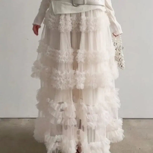 [BUNJANG] Adelio Feminine Long Skirt / 아델리오 롱스커트 판매