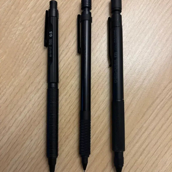 [BUNJANG] O Lens Nero, Staedtler All Black, Platinum All Black 3-Piece Sharpener Set / 오렌즈 네로+스테들러 올블랙+플래티넘 올블랙