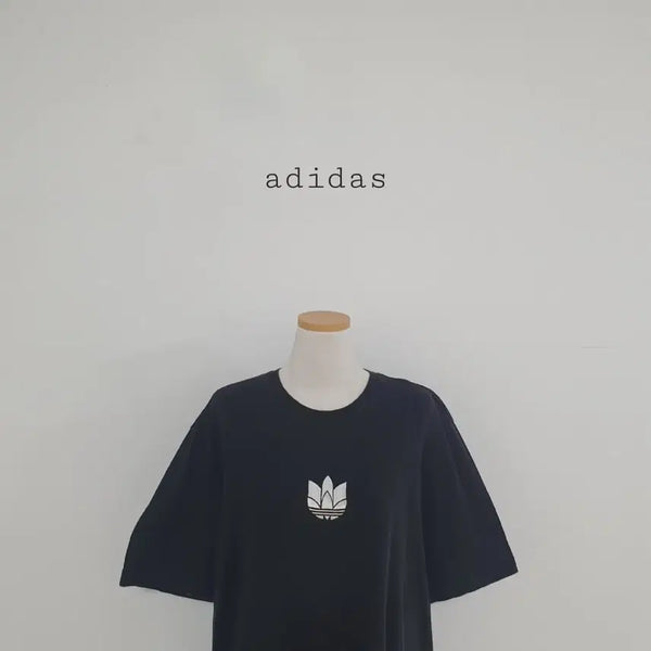 [BUNJANG] Adidas Trefoil Logo Short Sleeve T-Shirt Black XL / No.26072805 아디다스 트레포일 로고 반팔 티셔츠 블랙