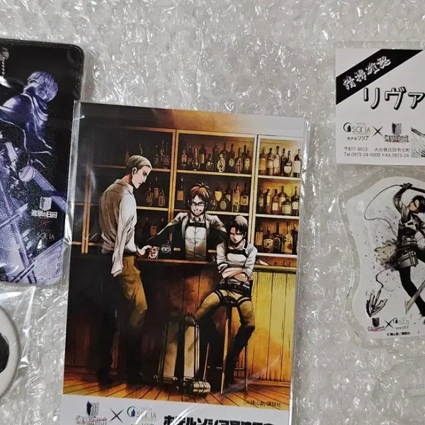 [BUNJANG] Attack on Titan Levi Hotel Sossia Acrylic Standee / 진격거 리바이 호텔 소시아 아크릴 등