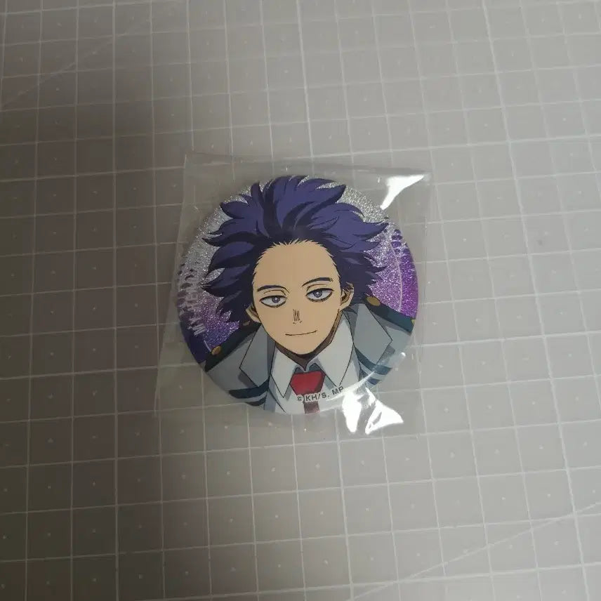[BUNJANG] My Hero Academia Shinso Metal Can Badge / 나히아 신소 캔뱃지