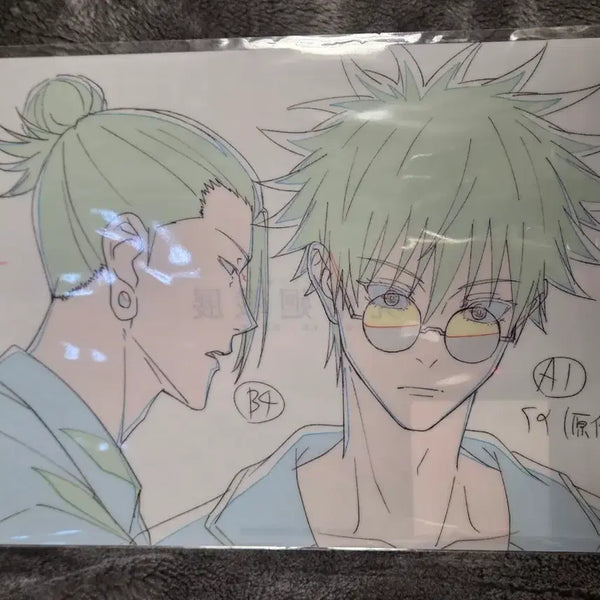 [BUNJANG] Jujutsu Kaisen Anime Exhibition Gojo Satoru Suguru Geto Poster File / 주술회전 애니전 팝업 전시회 고죠 게토 포스터 파일 판매