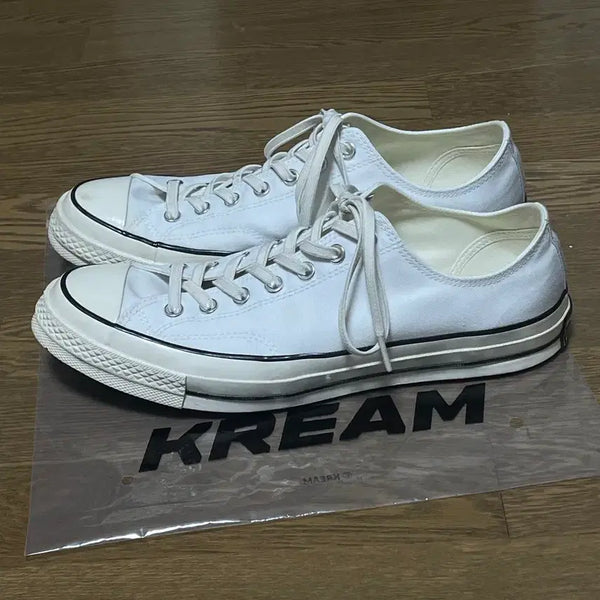 [BUNJANG] Converse Chuck 70 Pinstripe White / 컨버스 척 70 핀스트라이프 화이트 295