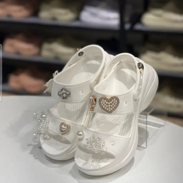 [BUNJANG] Crocs Bay Sandals Beige W6 (US 230mm) / 크록스 베이 샌들 230 w6 새제품