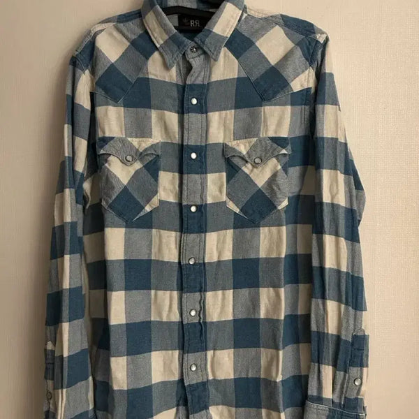 [BUNJANG] RRL Plaid Twill Western Shirt / RRL 플래드트윌 웨스턴셔츠