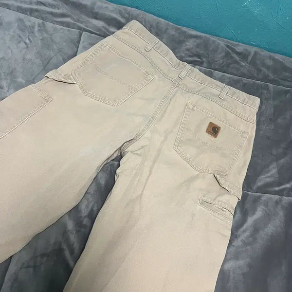 [BUNJANG] Carhartt Single Knee Carpenter Pants Beige / 칼하트 싱글니 카펜터팬츠 베이지