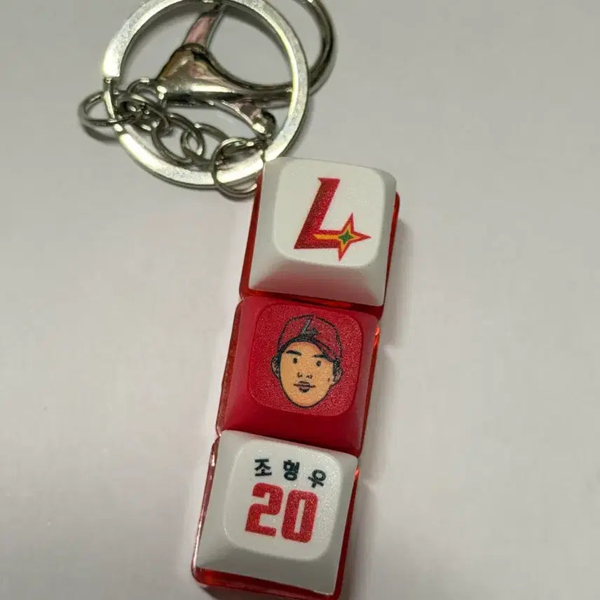 [BUNJANG] Landers Cho Hyung-woo Baseball Player Keychain / 랜더스 조형우