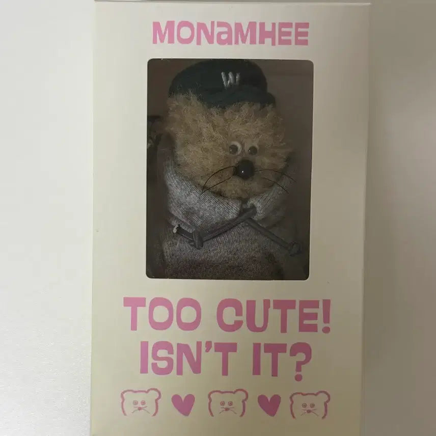 [BUNJANG] Monami x Choi Wooshik Wooshiki Keyring / 모남희 x 최우식 우시키 키링