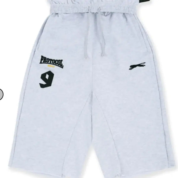 [BUNJANG] Protocol Index Folded Waist Shorts White Melange / [3] 프로토콜 인덱스 폴디드 웨이스트 조츠 화이트 멜란지