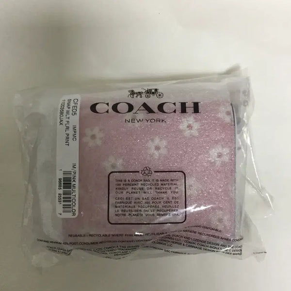 [BUNJANG] Coach Snap Wallet Floral Print / 코치 스냅 월렛 플로럴 프린트