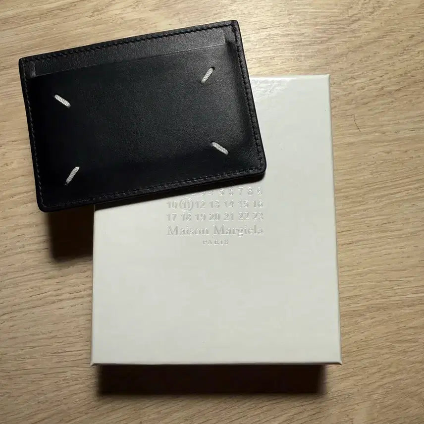[BUNJANG] Maison Margiela Four Stitches Card Holder Black / 메종 마르지엘라 포 스티치 카드 홀더 블랙
