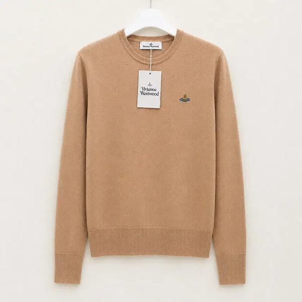 [BUNJANG] Vivienne Westwood Women's Camel Knit Wool Blend (New) / [새상품O/매장O] 비비안웨스트우드 니트 여성 카멜 1803002S