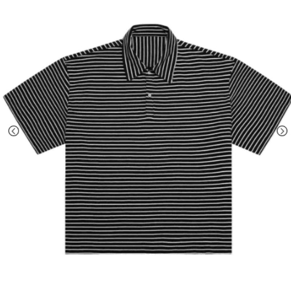 [BUNJANG] Kamien Black Stripe Polo / 카미엔 블랙 스트라이프 폴로