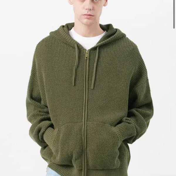 [BUNJANG] Carhartt WIP Hooded Waffle Jacket Olive L / 칼하트wip 후디드 와플 자켓 올리브 L