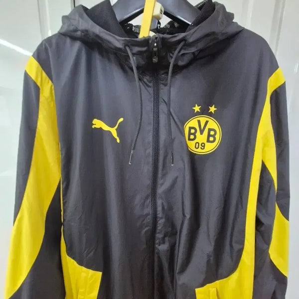 [BUNJANG] Puma BVB Borussia Dortmund Pre-Match Windbreaker Yellow / 푸마 BVB 보루시아 도르트문트 프리매치  바람막이 옐로우