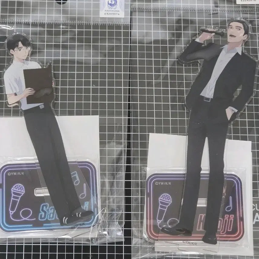 [BUNJANG] Satomix Kyoji Karaoke Acrylic Stand Set (2 Types) / [일괄 / 새상품] 가라오케 가자 쿄지 사토미 아크릴 스탠드 2종 일괄