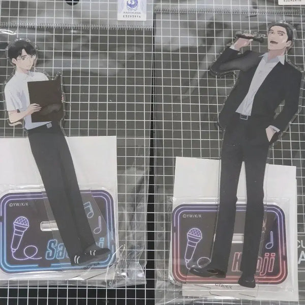 [BUNJANG] Satomix Kyoji Karaoke Acrylic Stand Set (2 Types) / [일괄 / 새상품] 가라오케 가자 쿄지 사토미 아크릴 스탠드 2종 일괄