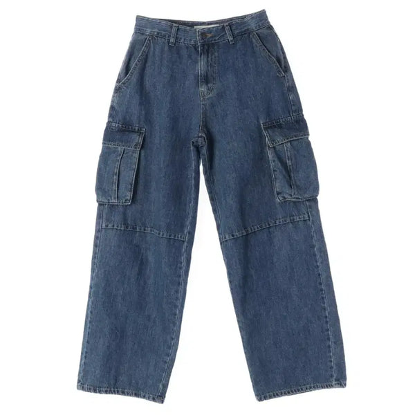 [BUNJANG] Matin Kim Cargo Denim Pants / 마뗑킴 카고 데님 팬츠
