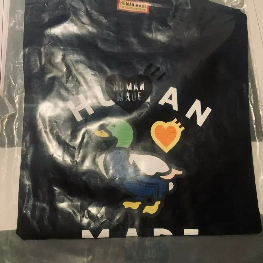 [BUNJANG] Human Made Duck Graphic T-Shirt Black S (Sealed) / 특가)휴먼메이드 반팔티 블랙 S 미개봉 새상품